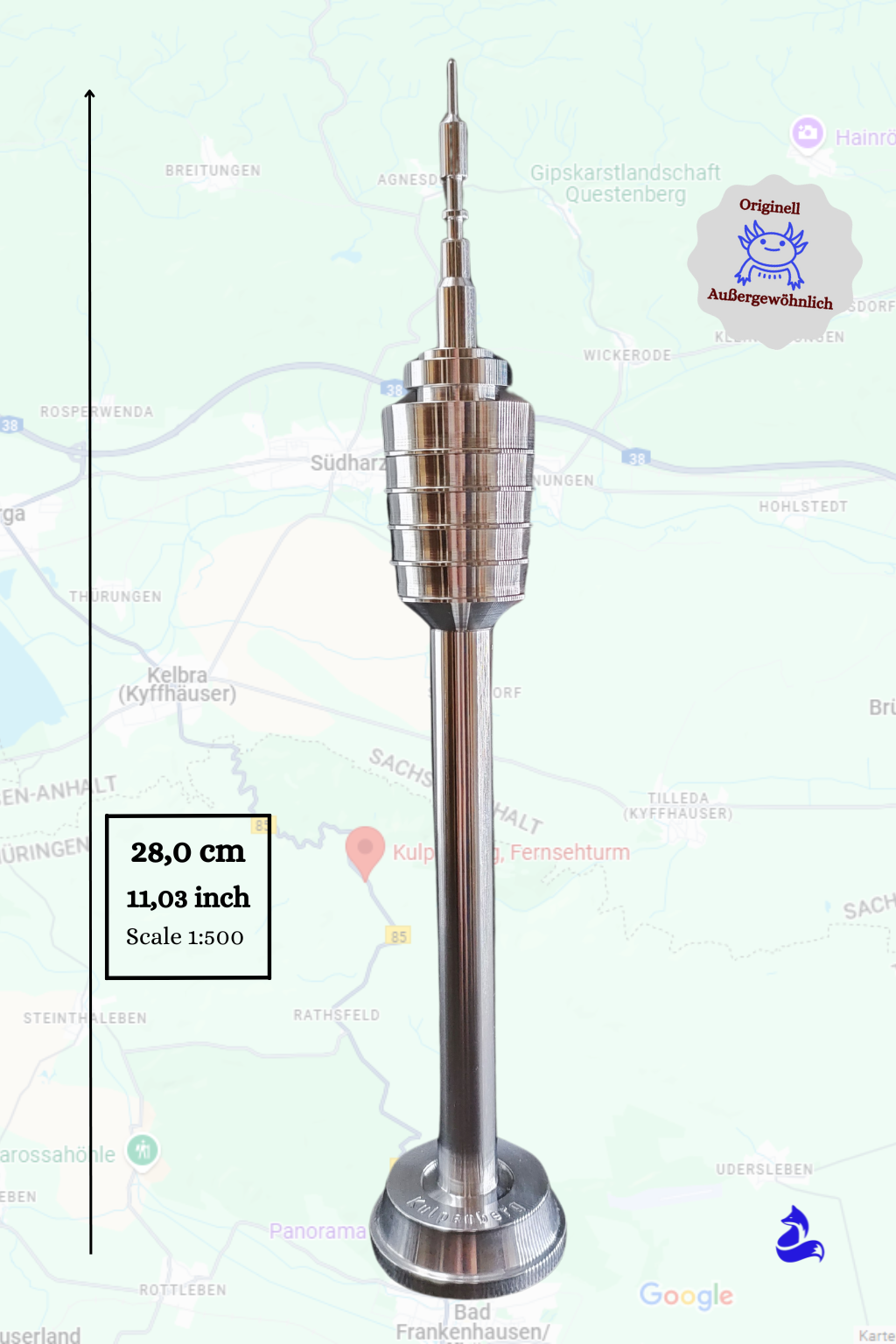 Der "Kulpenberg" - Fernsehturm im Kyffhäuser