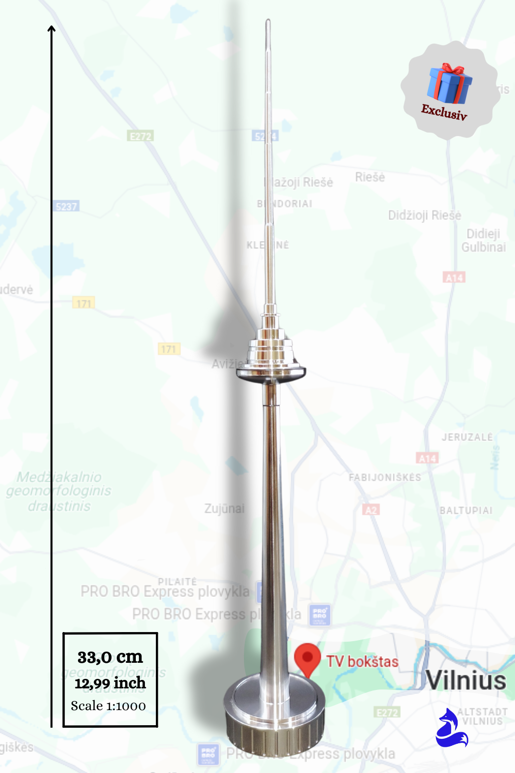 "Vilnius" - Fernsehturm Vilnius in Litauen