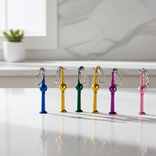 Schlüsselanhänger 6er Set vom "Berliner Fernsehturm"